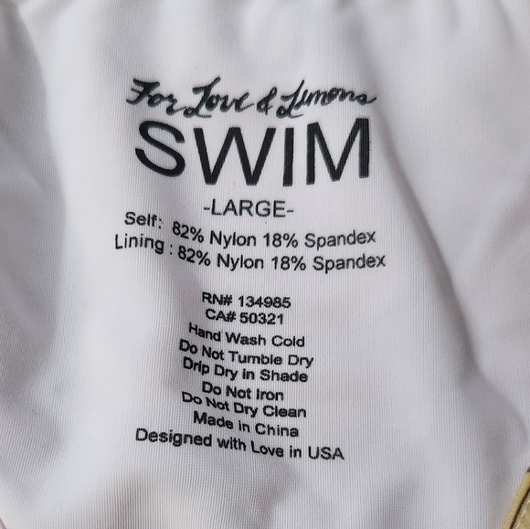 New!For Love and Lemons Bikini Bottom Floral Cheeky‎ Bottom Swim - Picture 7 of 7